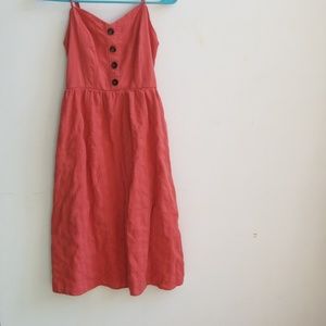 J FOR JUSTIFY Knee Length Mauve Pink Dress